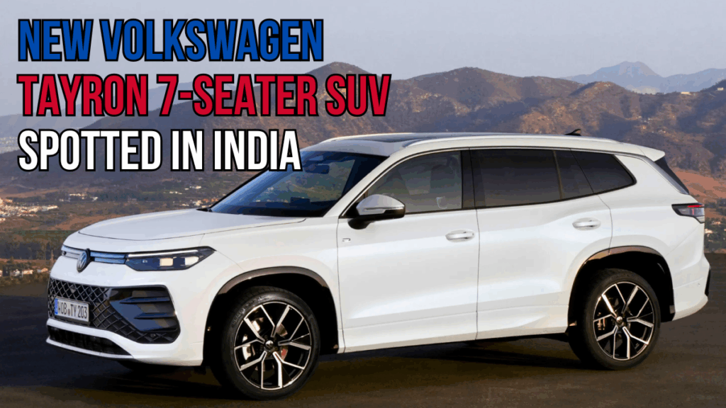 New Volkswagen Tayron 7-Seater SUV Spotted in India – Can It Take on the Fortuner and Kodiaq?